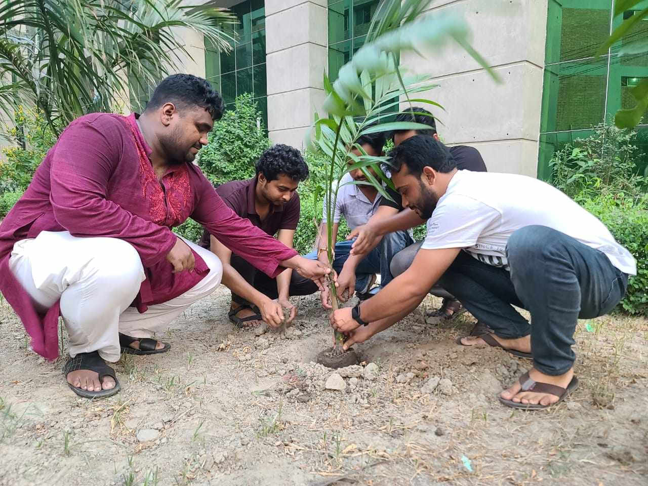 শেরেবাংলা কৃষি বিশ্ববিদ্যালয়ে ছাত্রলীগের বৃক্ষরোপণ